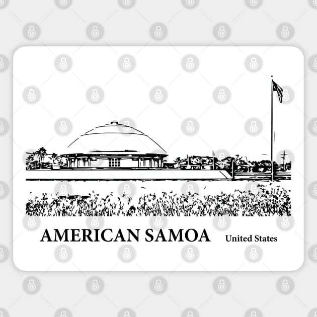 American Samoa Magnet by Lakeric